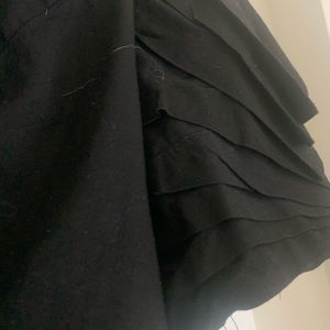 Simon Chang designer blouse with detailed layered sleeves - tight fit on arms